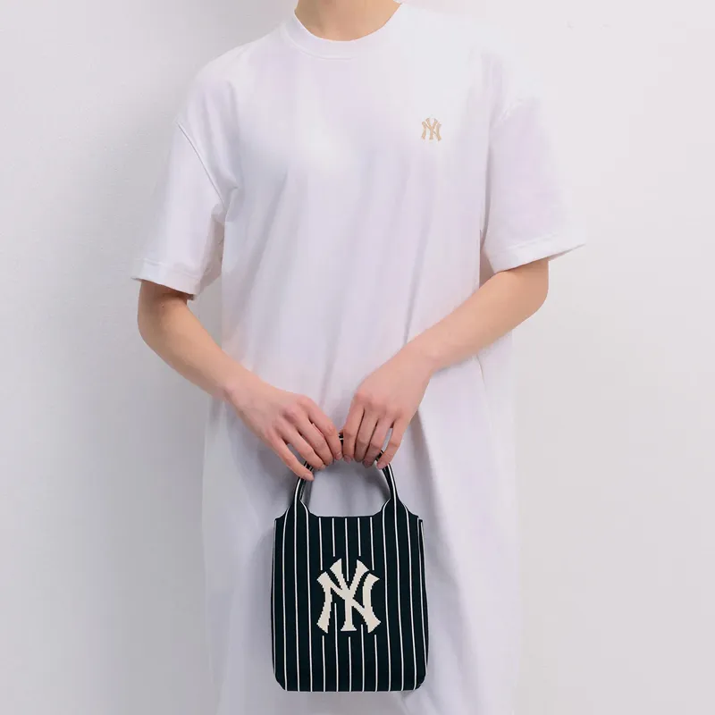 MLB Polyester Shoulder Bag Crossbody Bag Handbag Regular Unisex Black-9