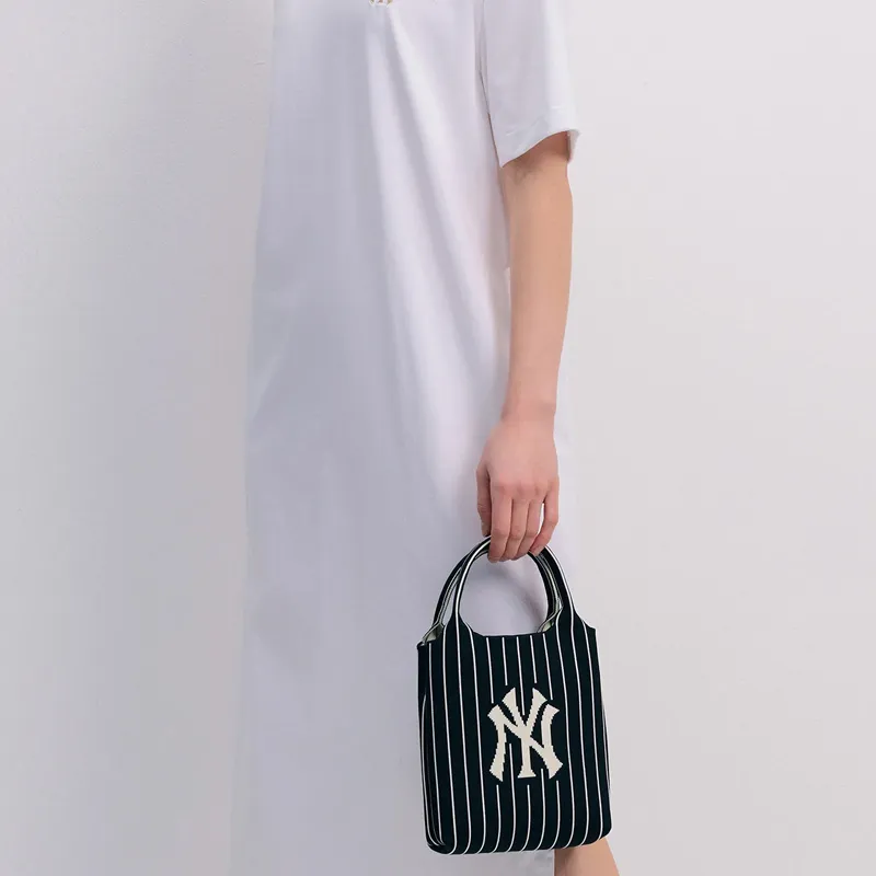 MLB Polyester Shoulder Bag Crossbody Bag Handbag Regular Unisex Black-8