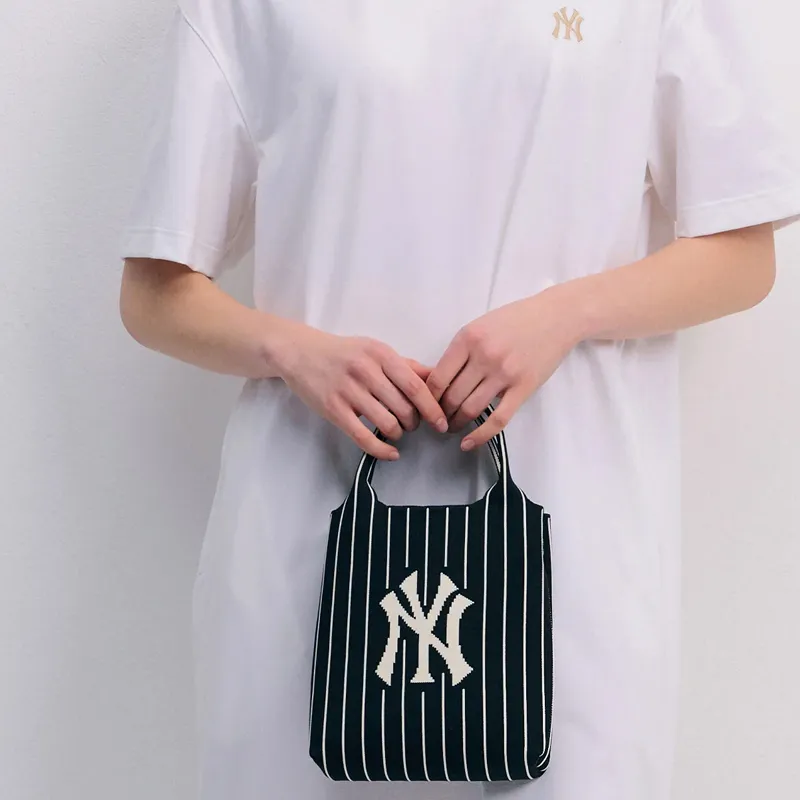 MLB Polyester Shoulder Bag Crossbody Bag Handbag Regular Unisex Black-7