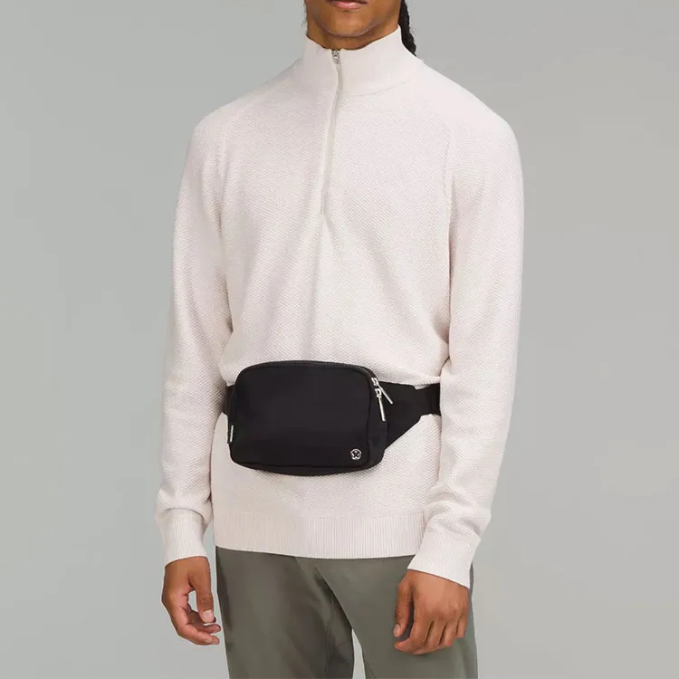Lululemon Polyester Fanny Pack Large Size Unisex Black-4