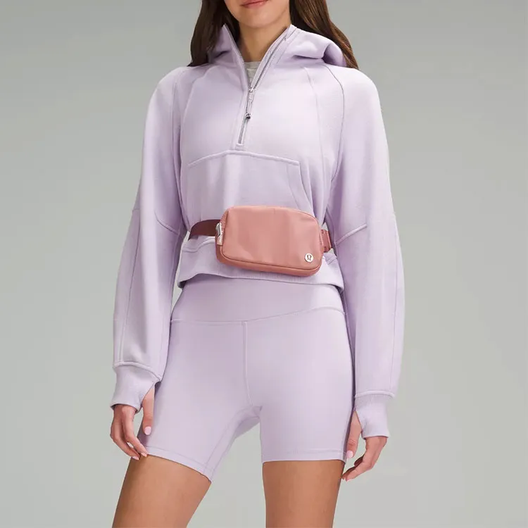 Lululemon Recycled Polyester Spandex Fanny Pack Mini Unisex Aromatic Tea Brown-4