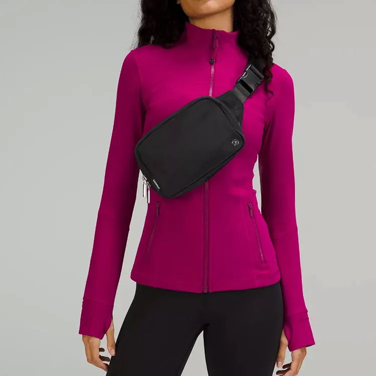 Lululemon Polyester Fanny Pack Large Size Unisex Black-5