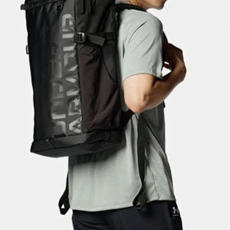 Under Armour Synthetic Leather Backpack Unisex Black-3