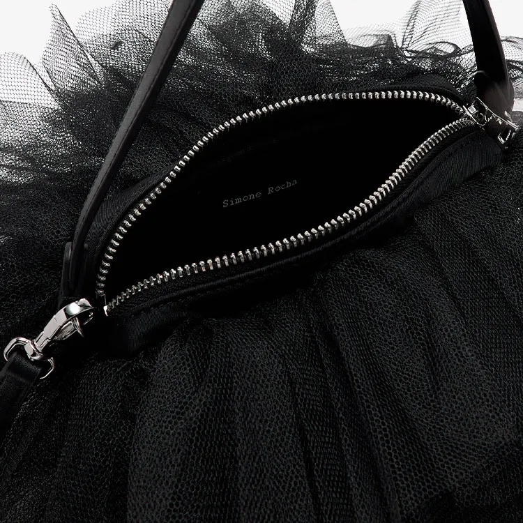 SIMONE ROCHA Ruffled Mini Bag-3
