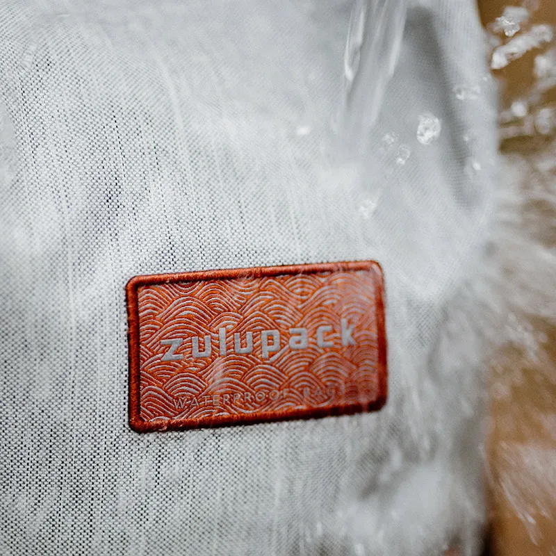 ZULUPACK Mountaineering Bag Outdoor Bag TPU Material 20L Cation Gray & Camel Unisex-3
