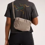 Arcteryx Nylon Shoulder Bag Crossbody Bag Regular Unisex Smoke Gray