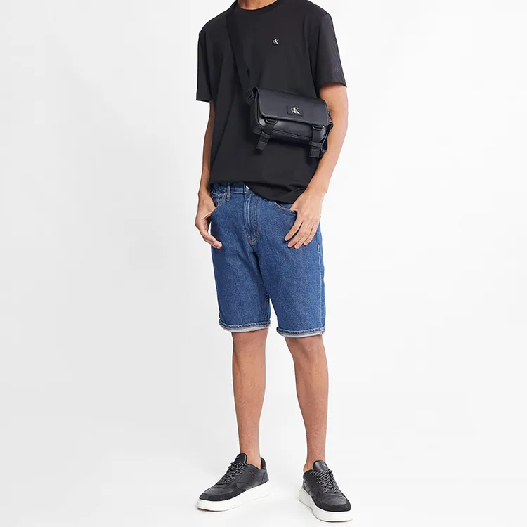 CALVIN KLEIN Synthetic Material Classic Crossbody Bag Men's Sky Black-3