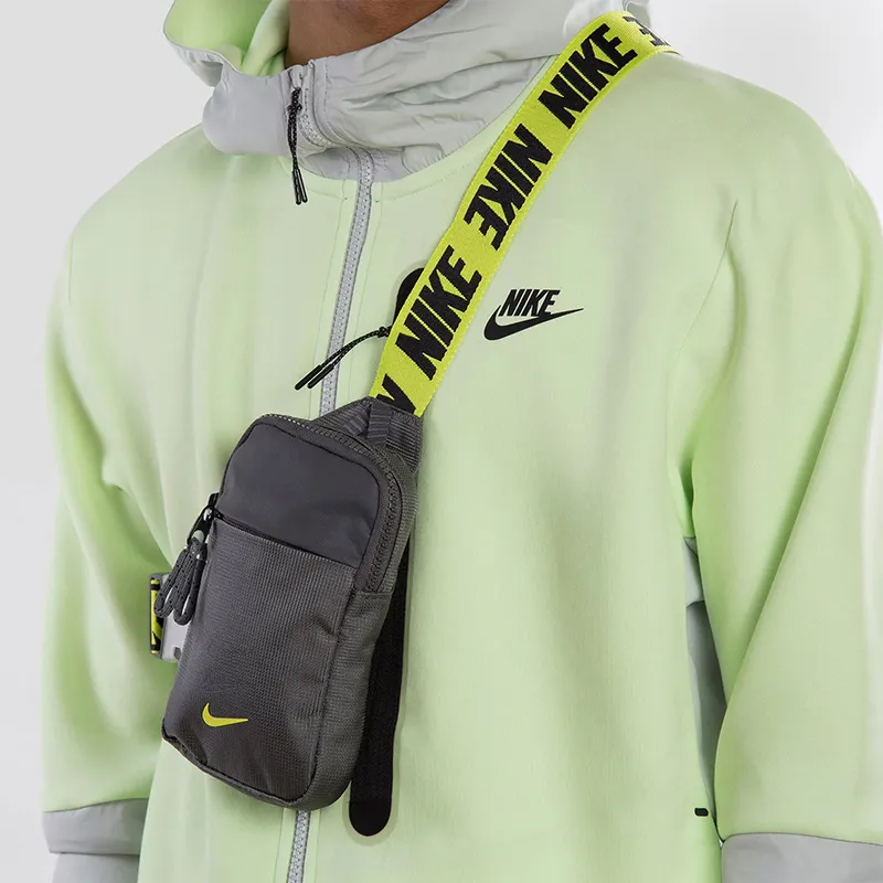 Nike Polyester Fanny Pack, Sling Bag, Cell Phone Pouch, Crossbody Bag Unisex Gray-4