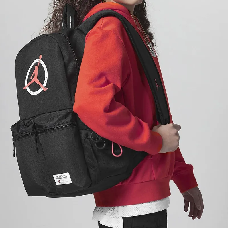 Jordan Polyester Backpack Regular Unisex Black-5