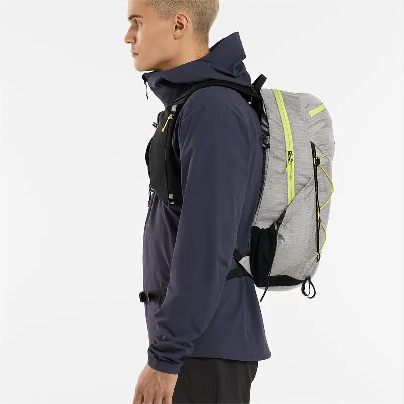 Arcteryx Nylon Backpack Unisex Gray-7