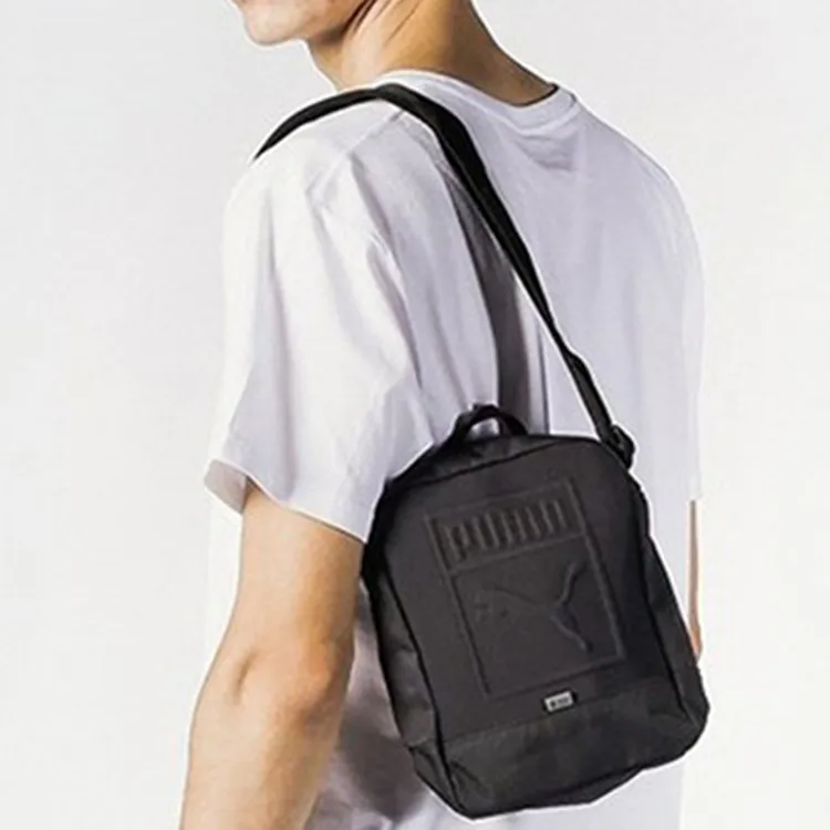 PUMA Fabric Handbag Shoulder Bag Crossbody Bag Unisex Black-1