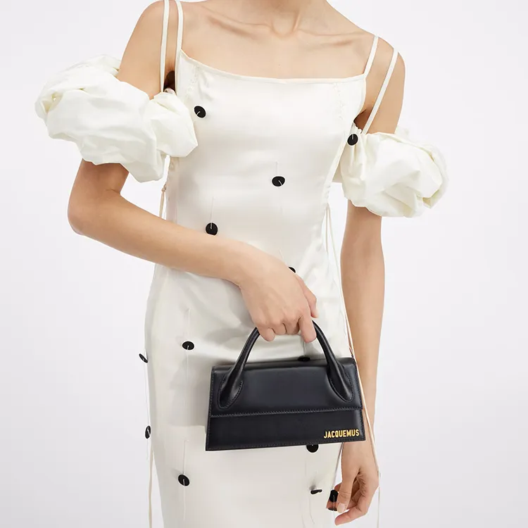 Jacquemus Leather Clutch Women's Black-5