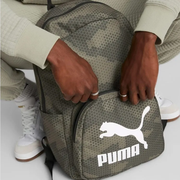 PUMA Originals Urban Fabric Backpack Unisex Umber Olive-1