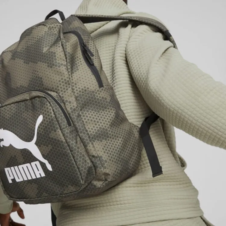 PUMA Originals Urban Fabric Backpack Unisex Umber Olive-3