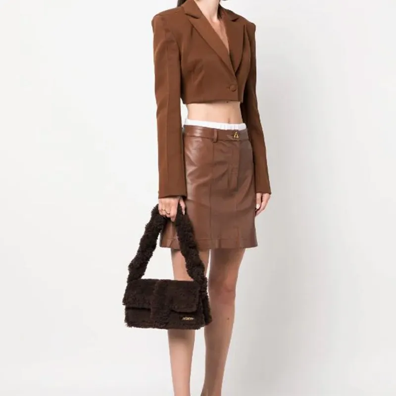 Jacquemus Le Bambidou Shearling Shoulder Bag-4