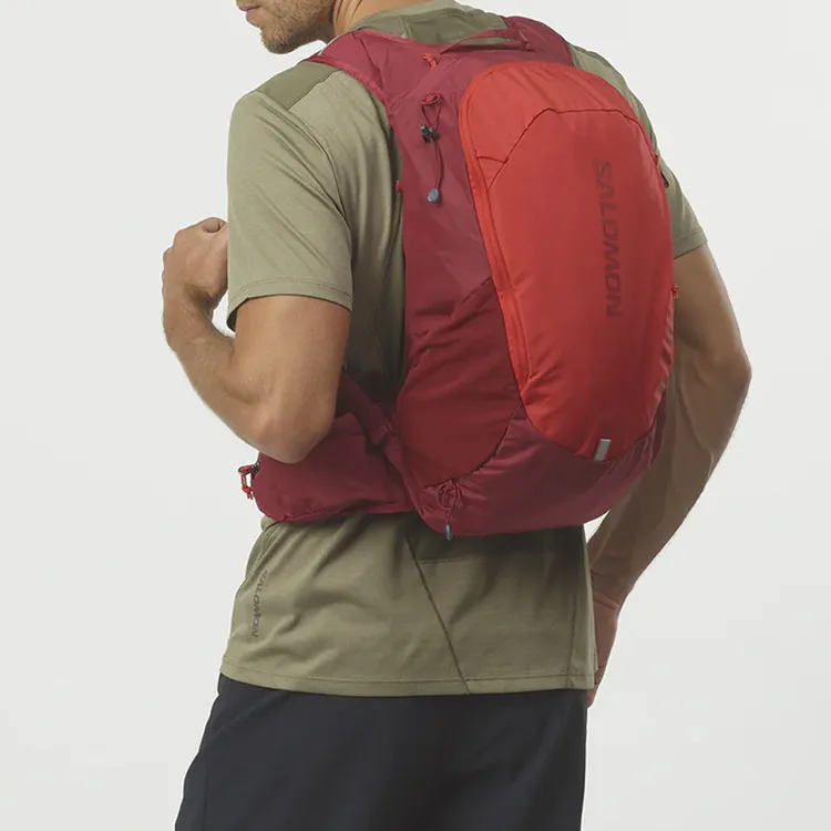 SALOMON Polyester Backpack Unisex Red-2