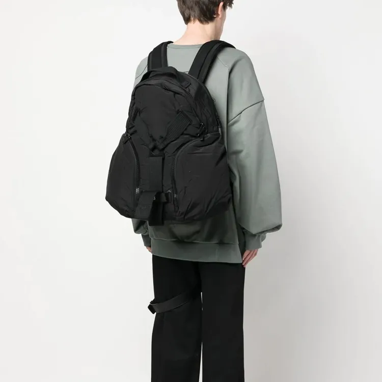 Y 3 Recycled Nylon Backpack Regular Unisex Black-4