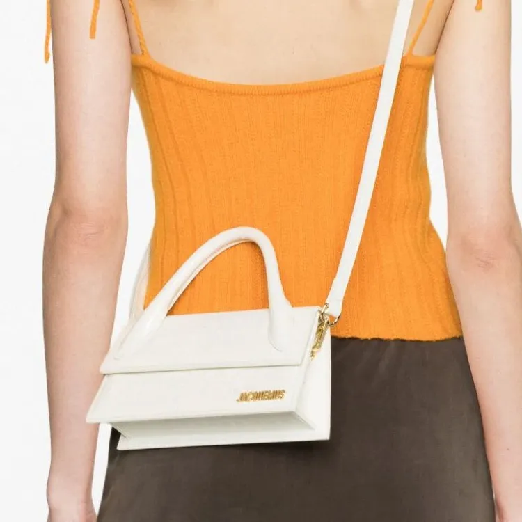 Jacquemus Le Chiquito Long Crocodile embossed Bag-4