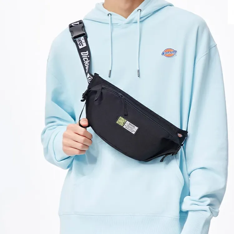 Dickies Polyester Sling Bag Fanny Pack Unisex Black-4