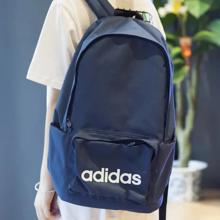 Adidas Neo Polyester Backpack Unisex Navy Blue/White/Black-4