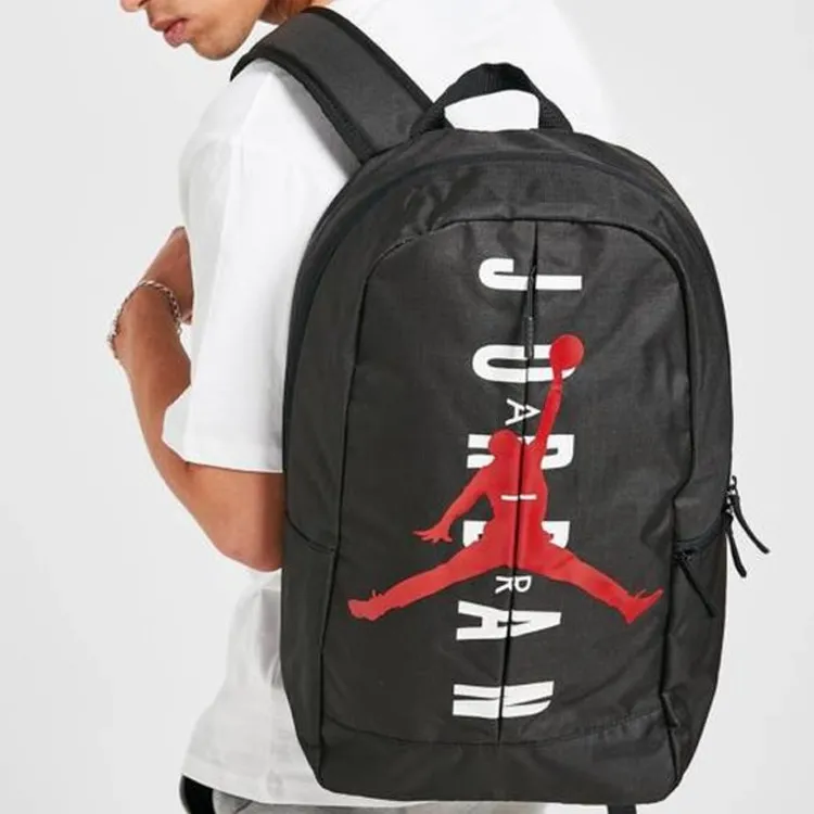 Jordan Polyester Backpack Unisex Black-1
