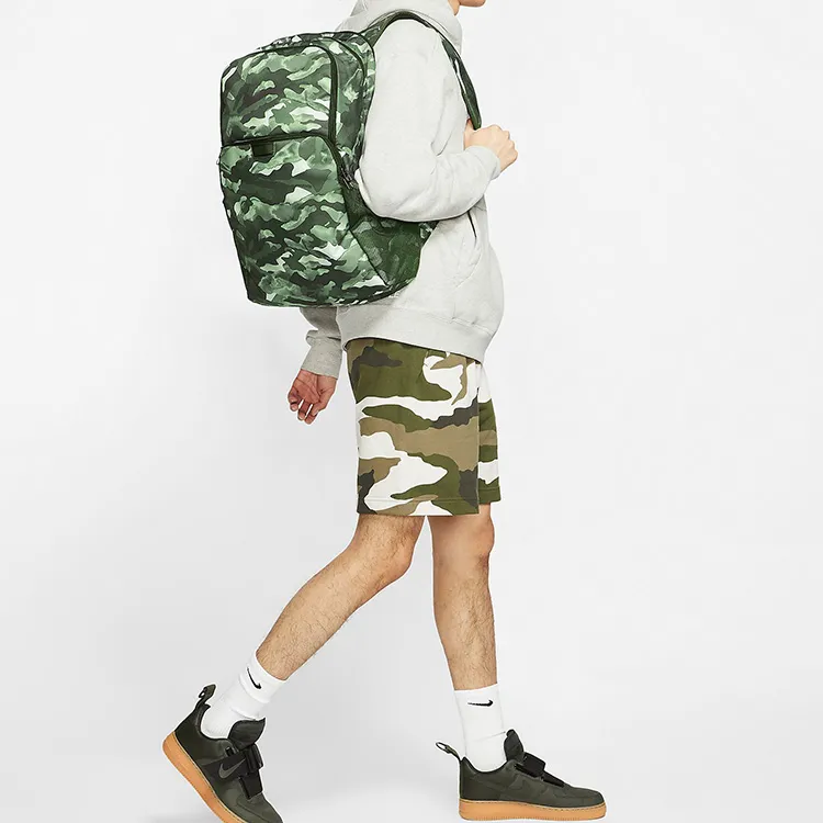 Nike Polyester Backpack Regular Unisex Green Camouflage-2