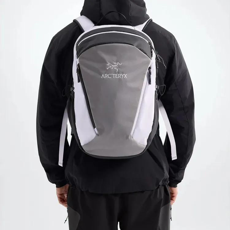 Arcteryx BEAMS Collaboration Mantis Nylon Backpack Regular Unisex Gray White-4