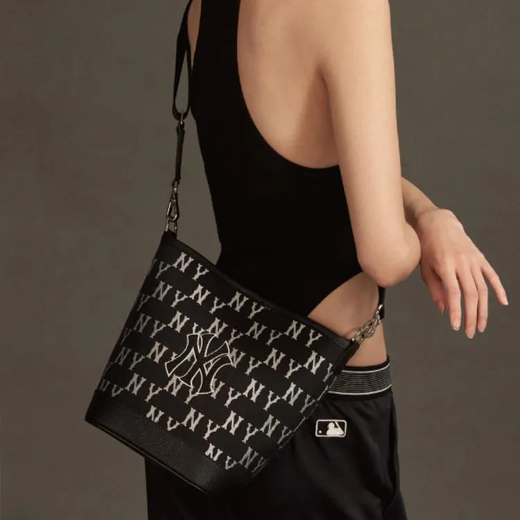MLB Polyester Bucket Bags Shoulder Bag Crossbody Bag Regular Women's Black-4