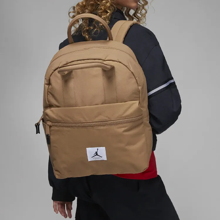 Jordan Cotton Backpack Unisex Brown-2