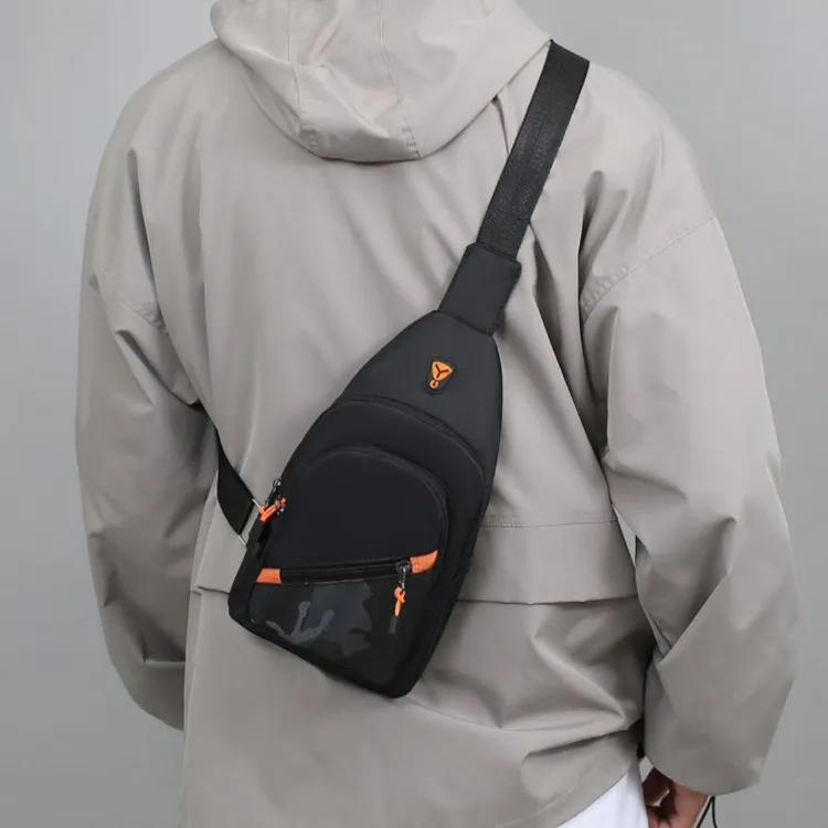 Aini Rabbit Nylon Sling Bag Unisex Gray/Black/Blue-5