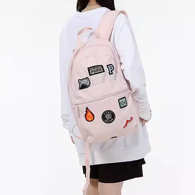 PUMA Polyester Backpack Regular Unisex Pink-1