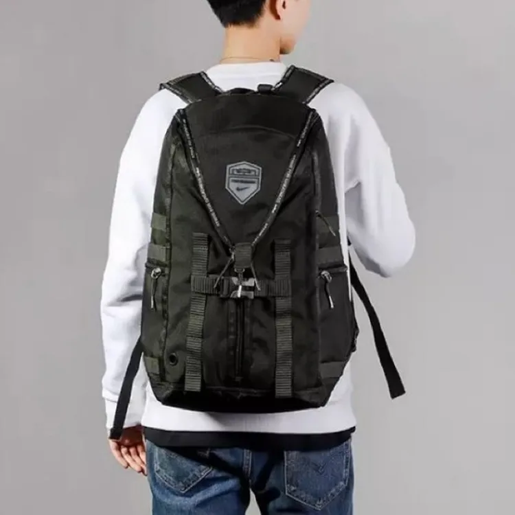 Nike Polyamide Backpack Regular Unisex Red Shirt Green-3