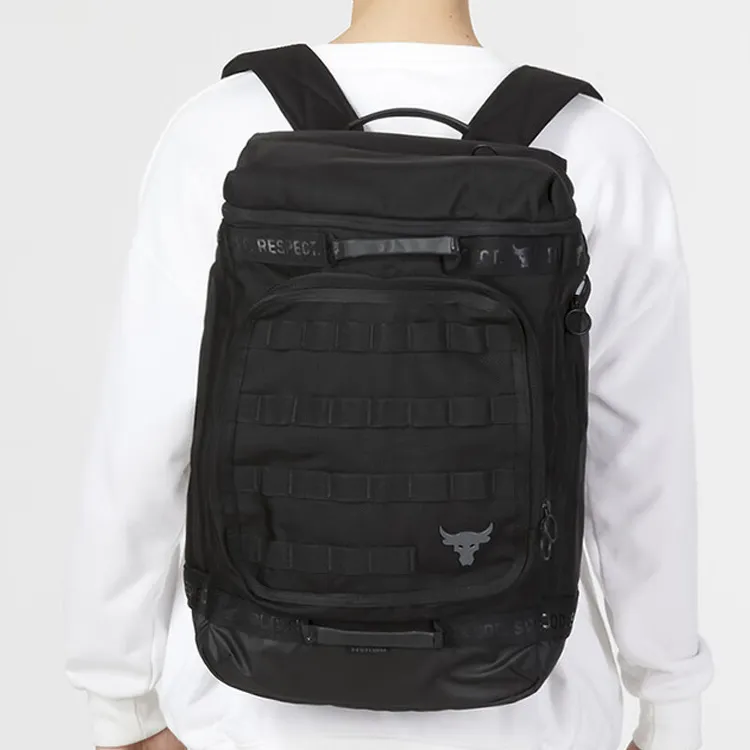 Under Armour Polyester Backpack Regular Unisex Black-3