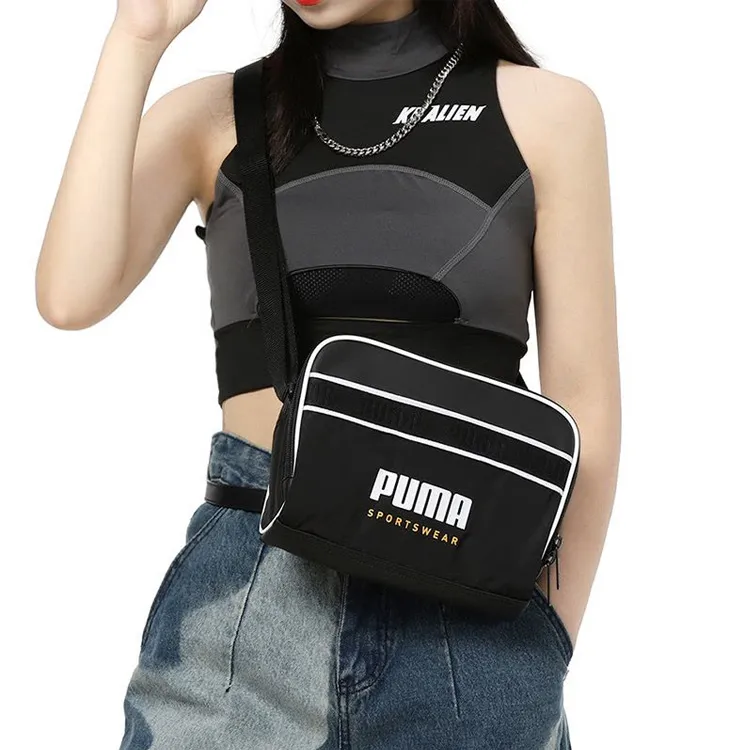 PUMA Polyester Crossbody Bag Regular Unisex Black-4