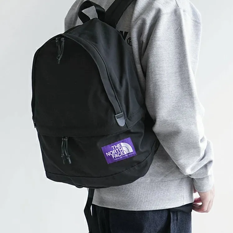 THE NORTH FACE PURPLE LABEL Recycled Polyester Canvas Backpack Regular Unisex Black-1