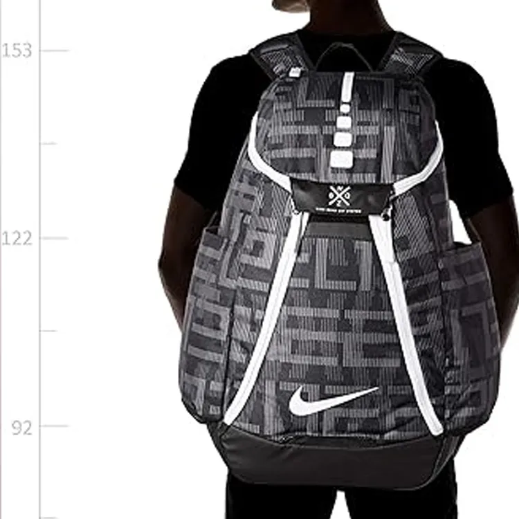 Nike Polyester Basketball Bag Backpack Regular Unisex Black-1