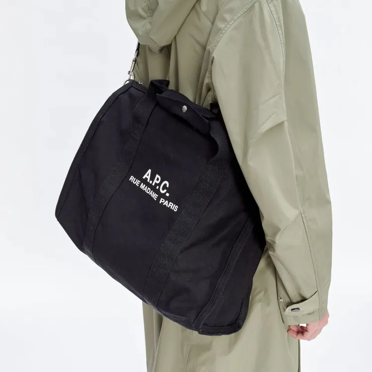 A.P.C Logo Printed Tote Bag-4