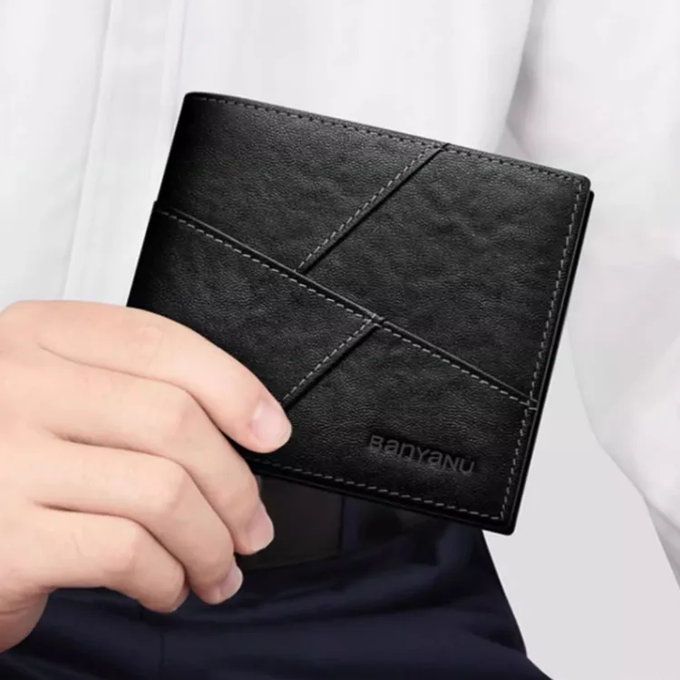 Banyanu Cow Leather Wallets Card Holders Regular Men's-2