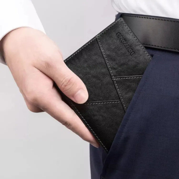 Banyanu Cow Leather Wallets Card Holders Regular Men's-1