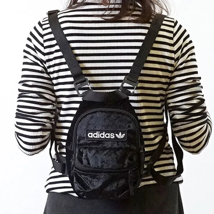 Adidas Originals Polyester Backpack Mini Women's Black-1