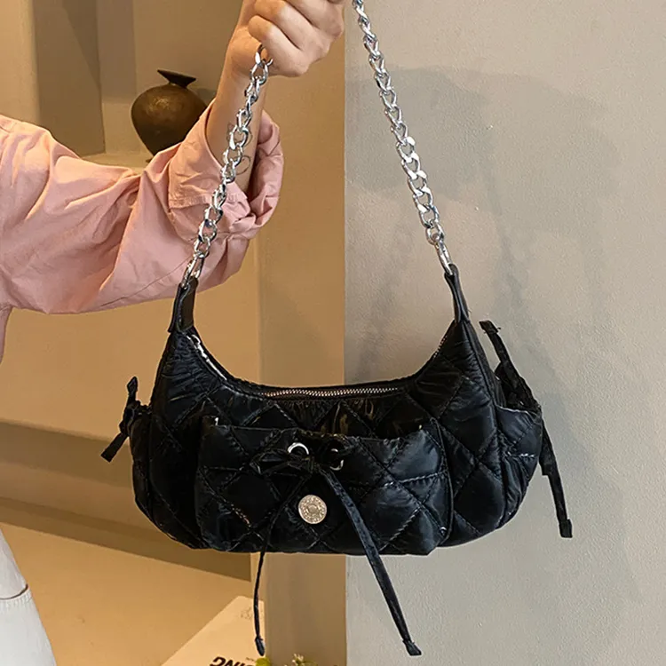 Duoluplo Doron Paul PU Saddle Bag, Shoulder Bag Regular Women's Black, Honey Pink, Pearl White-1