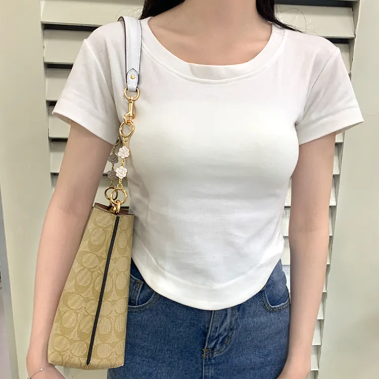 Lan Bao Fan Bag Straps Gold Tone Camellia Extender Chain 1 Pair-2