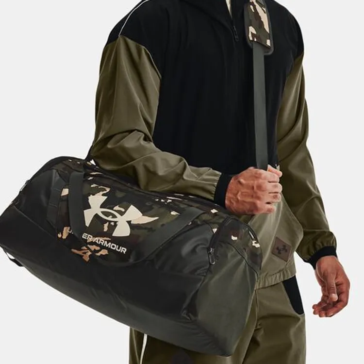 Under Armour Polyester Handbag, Shoulder Bag, Crossbody Bag, Travel Bag Medium Size Unisex Baroque Green-3