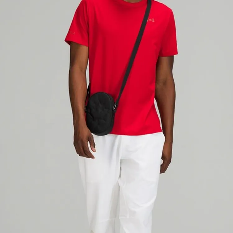 Lululemon Polyester Blend Recycled Nylon Shoulder Bag Crossbody Bag Regular Women's Black-5