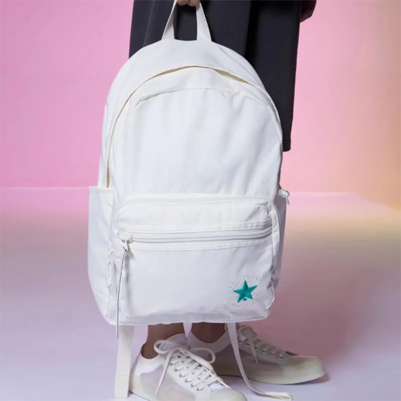 Converse Polyester Backpack Regular Unisex Milk White-4