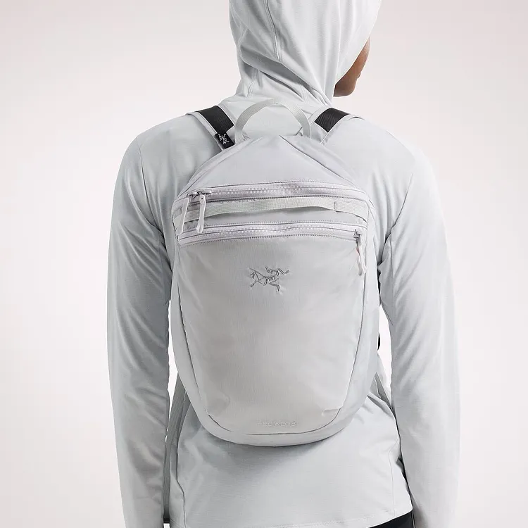 Arcteryx Nylon Outdoor Hiking Bag Backpack Regular Unisex Solitude Gray-2
