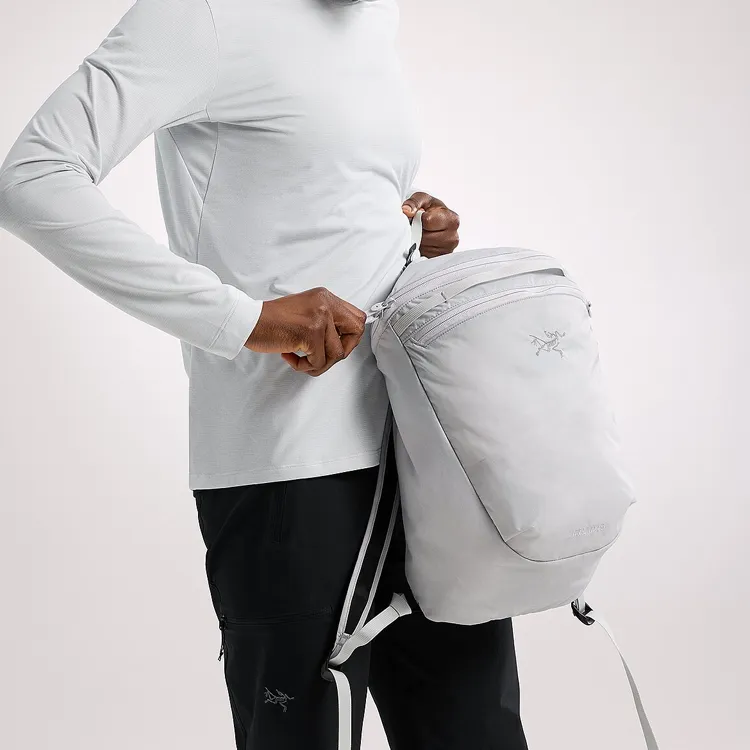 Arcteryx Nylon Outdoor Hiking Bag Backpack Regular Unisex Solitude Gray-1