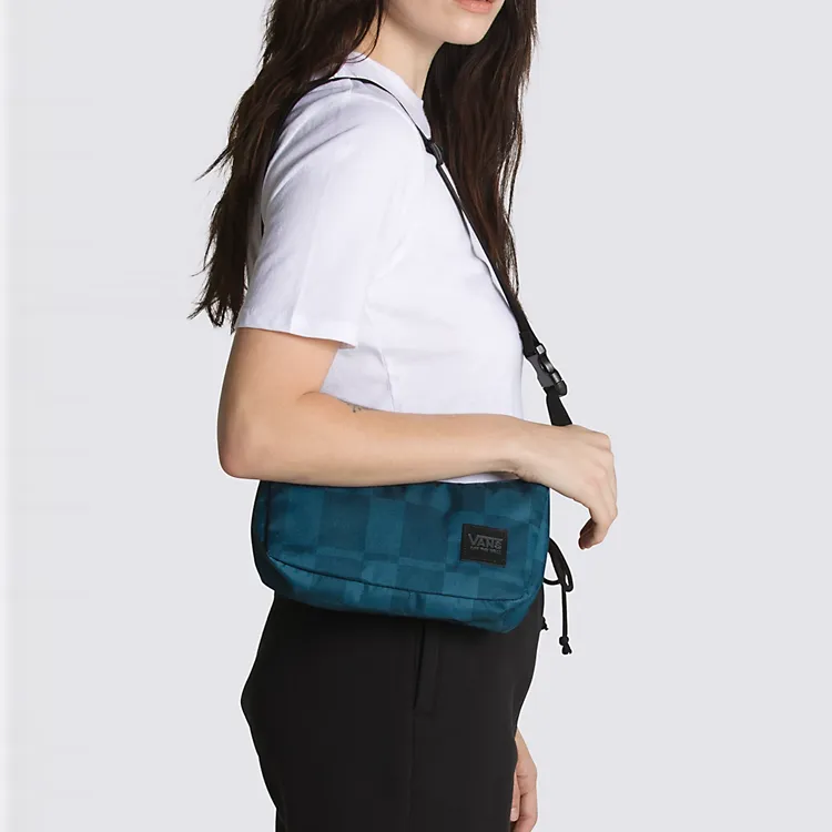 Vans Recycled Polyester Crossbody Bag Shoulder Bag Unisex Turquoise-3