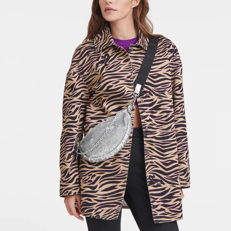 LONGCHAMP Small Smile Sequin-design Crossbody Bag-3