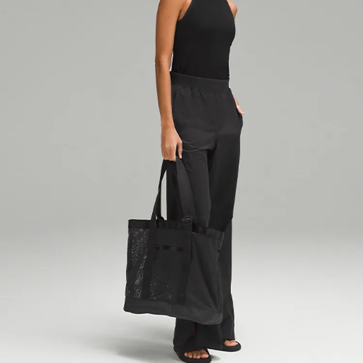 Lululemon Polyester Handbag Unisex Black-3